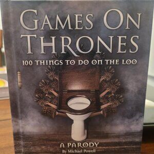NEW Games on Thrones: 100 things to do on the loo Hardcover Book